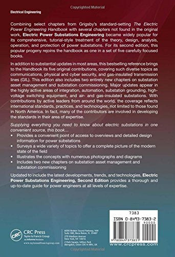 Electric Power Substations Engineering, Second Edition (The Electric Power Engineering Hbk, Second Edition),Used