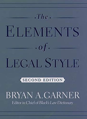 The Elements Of Legal Style,Used