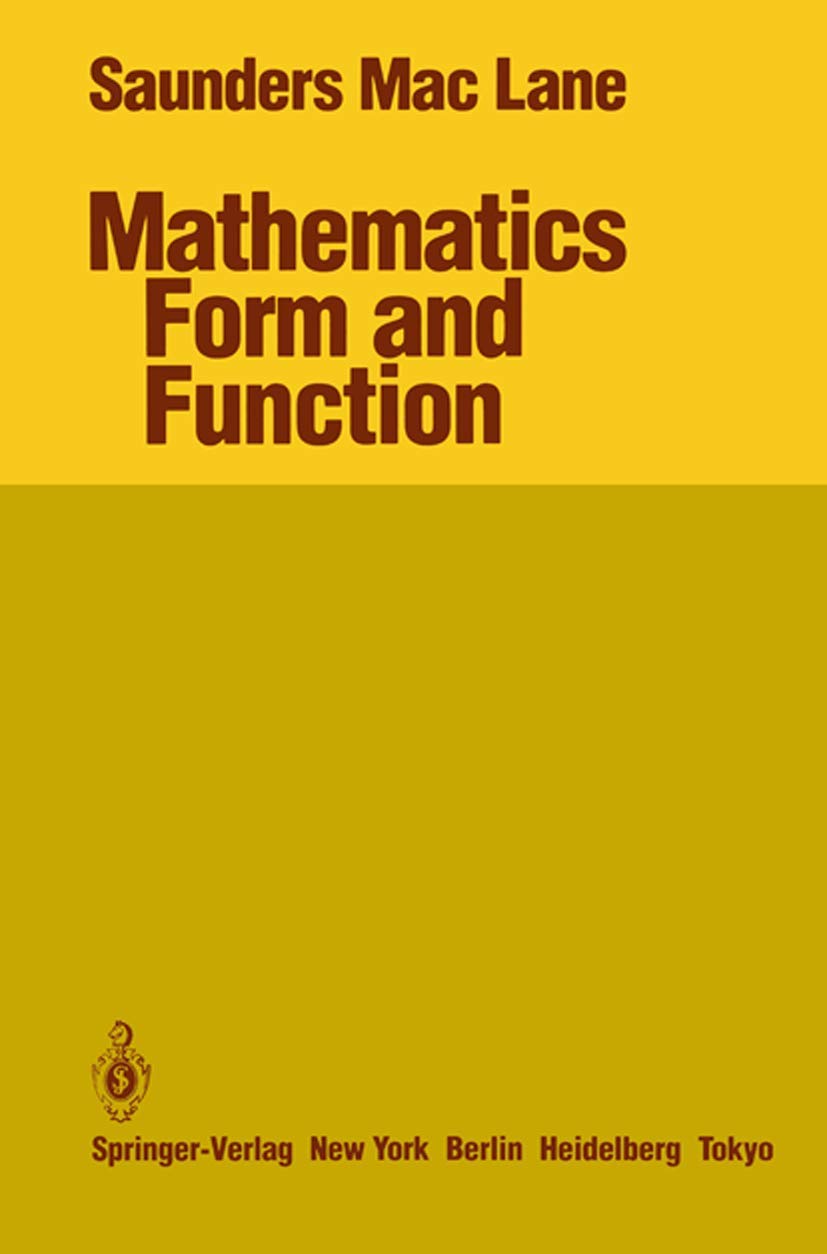 Mathematics Form and Function,Used