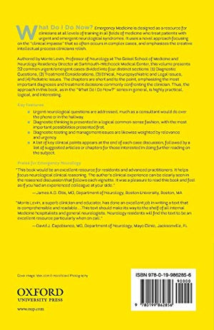 Emergency Neurology (What Do I Do Now),Used