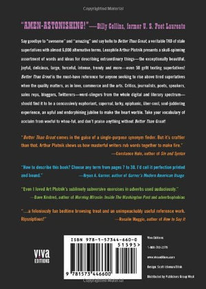 Better Than Great: A Plenitudinous Compendium of Wallopingly Fresh Superlatives,Used