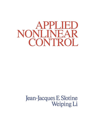 Applied Nonlinear Control,Used