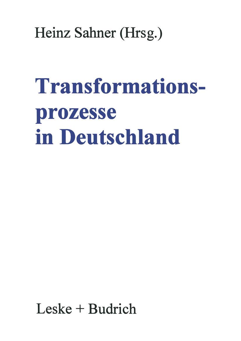 Transformationsprozesse in Deutschland (German Edition),Used