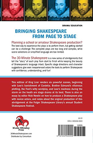 King Lear: The 30Minute Shakespeare,Used