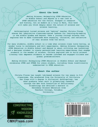Making Science: Reimagining STEM Education in Middle School and Beyond,Used