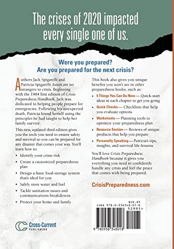 Crisis Preparedness Handbook: A Comprehensive Guide to Home Storage and Physical Survival,Used
