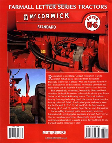 Farmall Letter Series Tractors (Originality Guide),Used