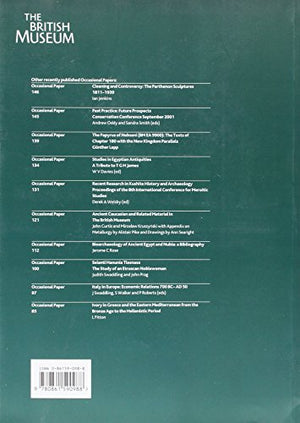 Catalogue of Punic Stelae in The British Museum (British Museum Research Publications),Used