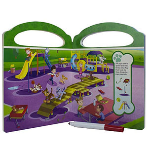 Nickelodeon  Paw Patrol  WriteandErase Look and Find Wipe Clean Board Book  PI Kids,Used