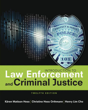 Introduction To Law Enforcement And Criminal Justice,New