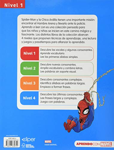 Aprendo a leer con los superhroes Marvel  Nivel 1 (Aprendo con Marvel),Used
