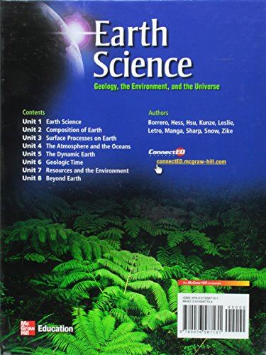 Earth Science: Geology, The Environ (Hs Earth Sci Geo, Env, Univ),Used