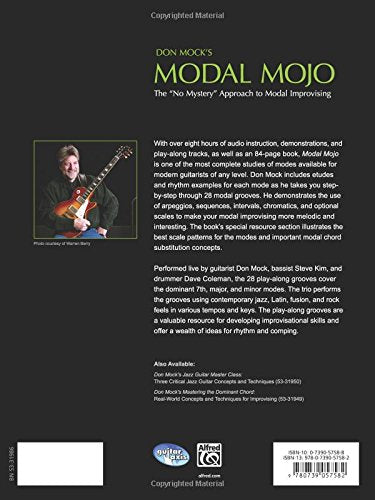 Don Mock'S Modal Mojo: The No Mystery' Approach To Modal Improvising, Book & Cd' (Audio Workshop Series)-new
