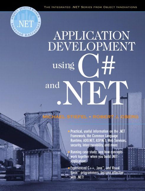 Application Development Using C# and .Net,Used