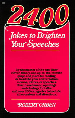 2400 Jokes to Brighten Your Speeches,Used