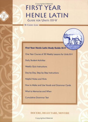 Henle Latin I Study Guide Units Iii  V,Used