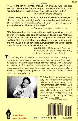 The Listening Book: Discovering Your Own Music-new