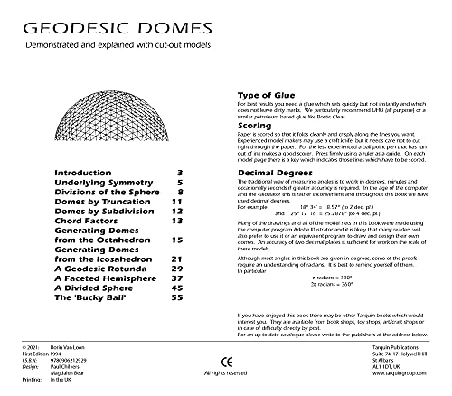 Geodesic Domes: Demonstrated And Explained With Cutout Models