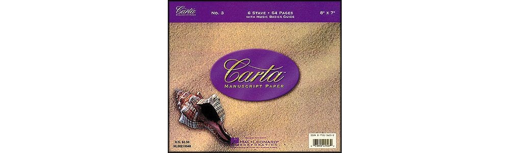 Carta Manuscript Paper No. 3  Children's,Used