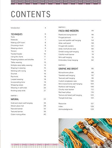 Modern Weaving: Learn to weave with 25 bright and brilliant loom weaving projects,New