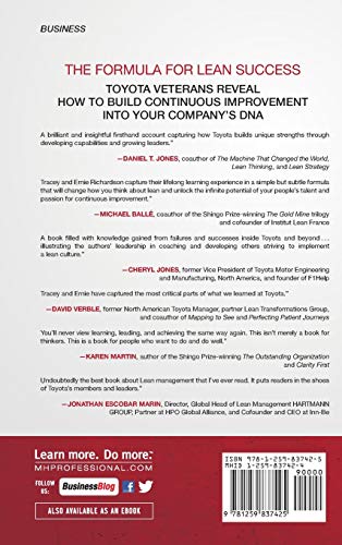 The Toyota Engagement Equation: How to Understand and Implement Continuous Improvement Thinking in Any Organization,Used