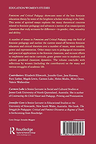 Feminisms and Critical Pedagogy,New