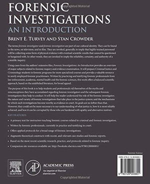 Forensic Investigations: An Introduction,Used