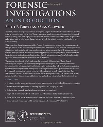 Forensic Investigations: An Introduction,Used