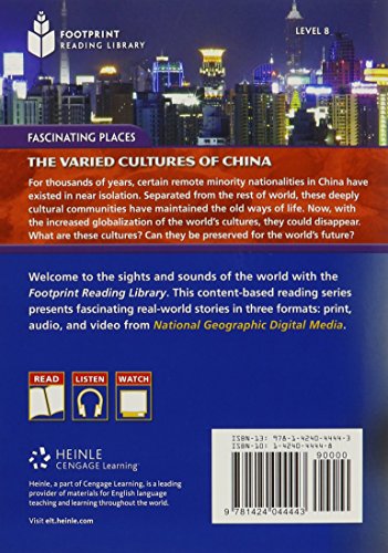 The Varied Cultures of China: Footprint Reading Library 8 (Footprint Reading Library: Level 8),Used