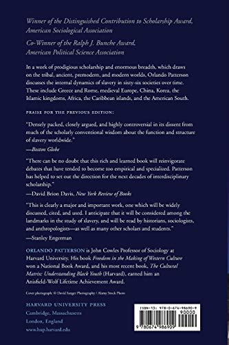Slavery and Social Death: A Comparative Study, With a New Preface,New