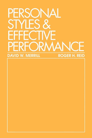 Personal Styles & Effective Performance,New