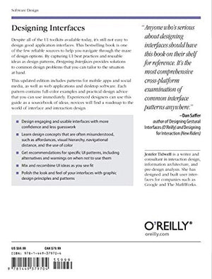 Designing Interfaces: Patterns for Effective Interaction Design,New