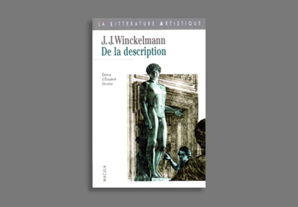 De La Description: Sous La Direction D'Elisabeth Decultot,Used