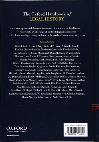 The Oxford Handbook of Legal History (Oxford Handbooks),Used