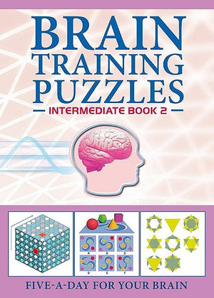 Brain Training Puzzles: Intermediate Book 2: FiveADay for Your Brain,Used