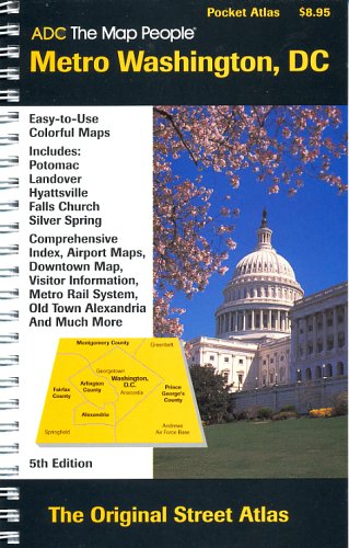 Metro Washington, D.C., Pocket Atlas,Used