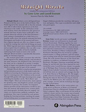 Midnight Miracle Leader Accompanist Edition,Used