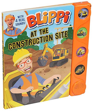 Blippi: At the Construction Site (4Button Sound Books),Used