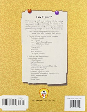 Go Figure! 102 Math Word Problems Based on Actual News Stories (Middle Grades),Used