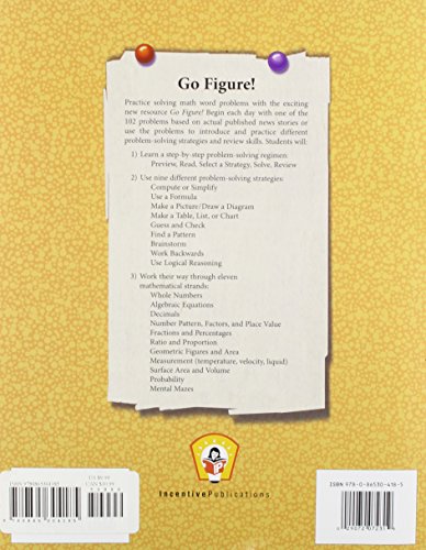 Go Figure! 102 Math Word Problems Based on Actual News Stories (Middle Grades),Used