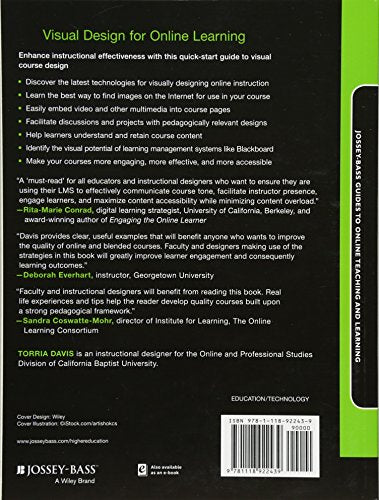 Visual Design for Online Learning (JosseyBass Guides to Online Teaching and Learning),Used
