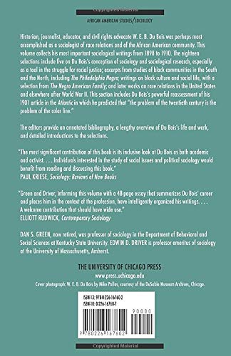 W. E. B. DuBois on Sociology and the Black Community (Heritage of Sociology Series),Used