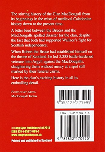 MacDougall: The Origins of the Clan MacDougall and Their Place in History (Scottish Clan MiniBook),Used
