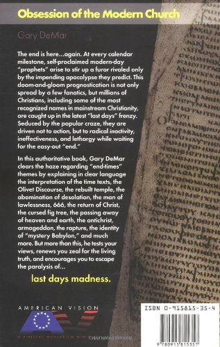 Last Days Madness: Obsession Of The Modern Church,New