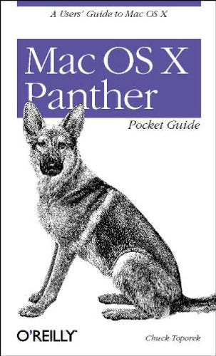 Mac OS X Panther Pocket Guide,Used