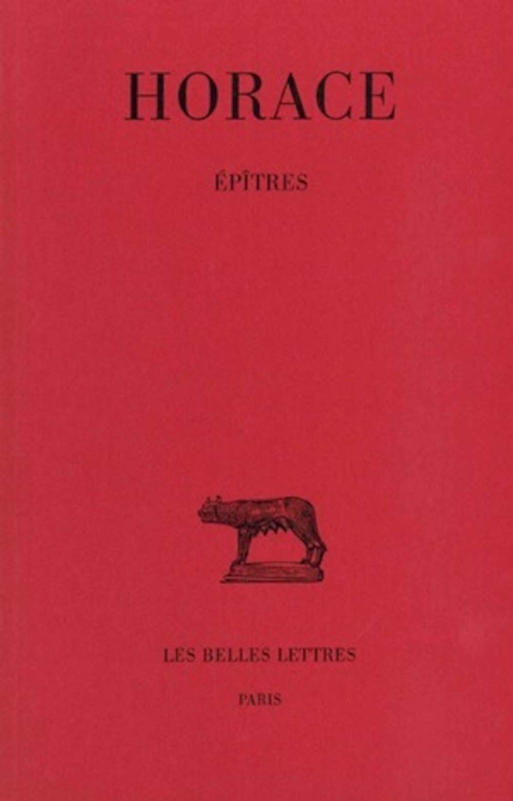 Ptres (Collection Des Universites De France Serie Latine) (French Edition),Used