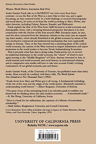 Reorient: Global Economy in the Asian Age,Used