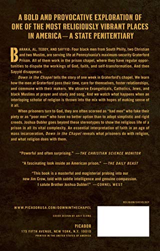 Down in the Chapel: Religious Life in an American Prison,Used