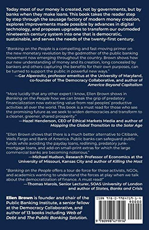 Banking on the People: Democratizing Money in the Digital Age,Used