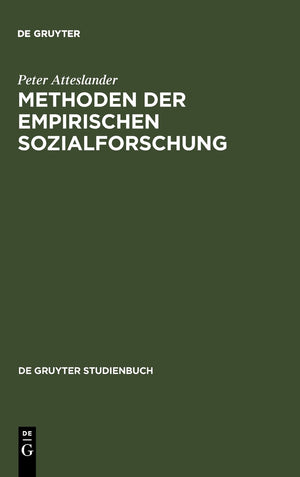 Methoden Der Empirischen Sozialforschung (German Edition),Used
